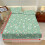 Queen Size Bedding Set Green Floral 3 Piece 6