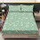 Twin Size Bedding Set Green Floral 3 Piece 7