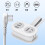 Multipresa portatile con porte USB e protezione da sovratensione. 7