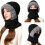 Θερμική μάσκα σκι Beanie Balaclava 3 σε 1 για άνδρες και γυναίκες – Σετ ζεστής κάλυψης 4