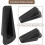 Door Stopper Wedge Rubber 2 Pack Black 4