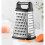 Box Grater Silver Small Grater gadget 4