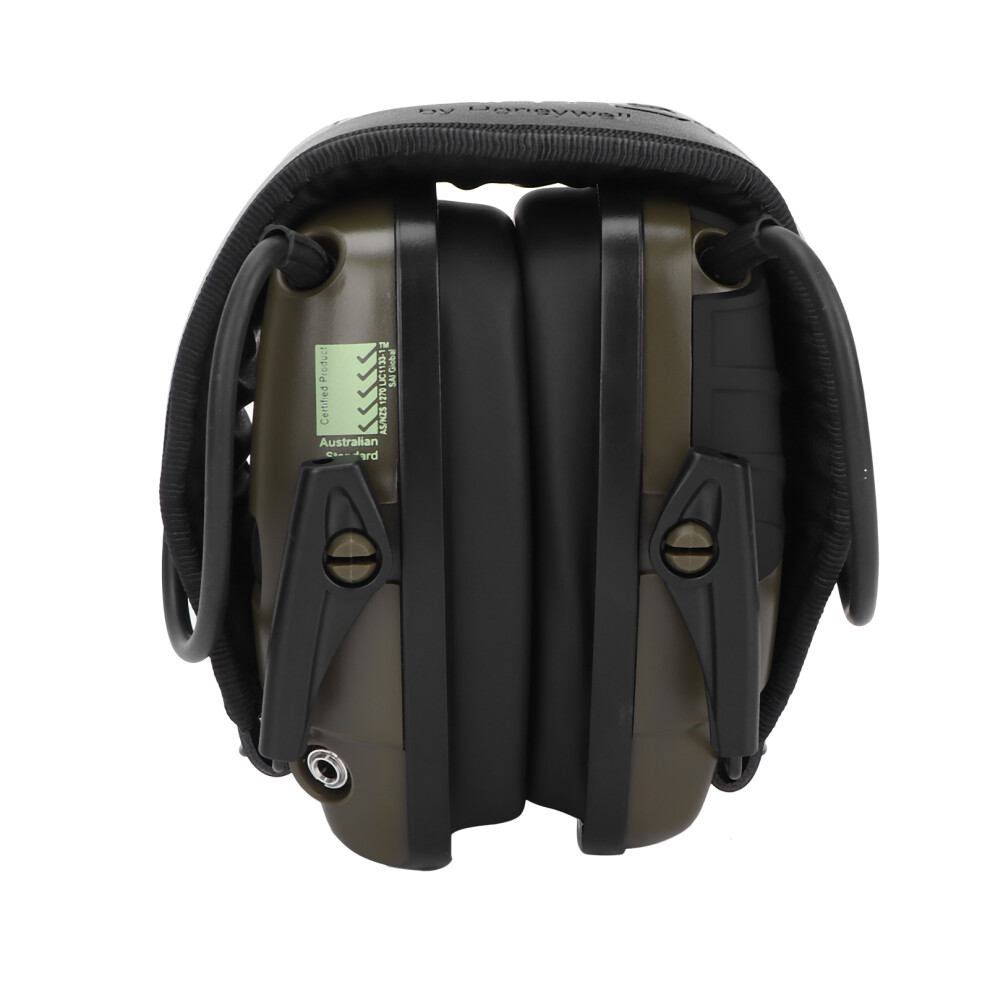 Green Noise Reduction Ear Muffs Foldable Hearing Protection For Shooting & Work