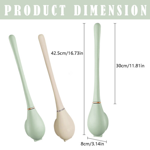 Silikon-Toilettenbürsten- und Halter-Set 2