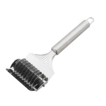 (Pipe Handle) Stainless Steel Pasta Roller Cutter Kitchen Tool