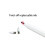 Stylus Pen for Touch Screens, White Active Stylus for iPad and iPhone with Precise Writing Control 3