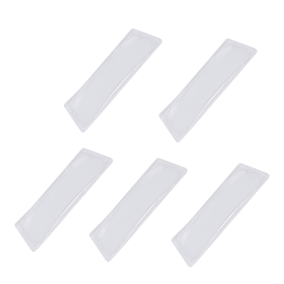 5pcs Transparent ABS DIY Neck Mask Mold Reusable Facial Mask Tray