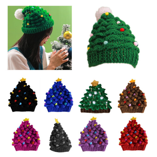 Knitted Crochet Hat for Christmas Party Use 1