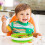 Cartoon Kids Tableware Set Blue Stainless Steel Spoon Fork 4
