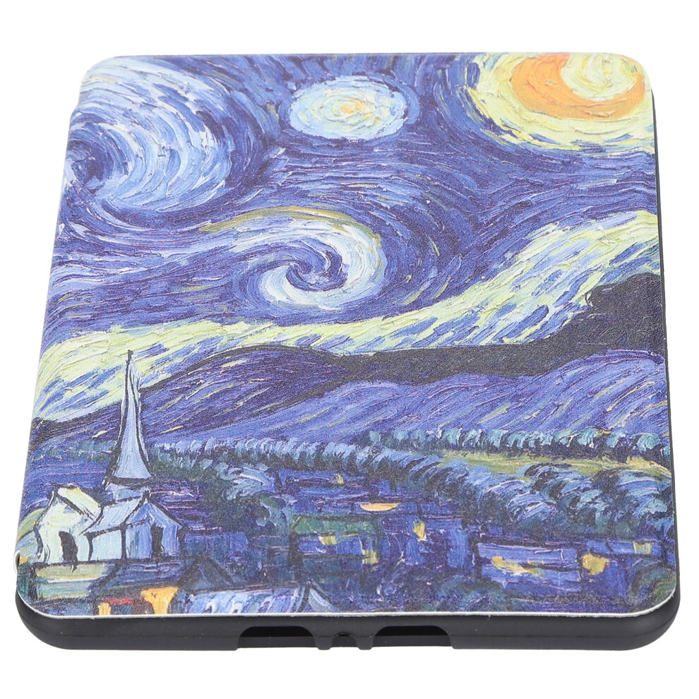 Ultra Slim Leather Kindle Case For Paperwhite 2018 4Th Gen Â Van Gogh Starry Sky 3371390771700