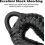 Bungee mooring rope for boat, 4 ft dock line with hook 2 pack black 3