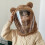 Kids Winter Hat with Face Cover & Earmuffs, Thick Pullover 4