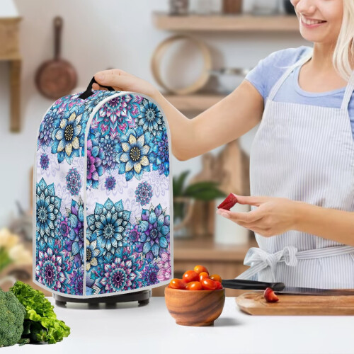 Thickened Polyester Food Processor Cover with Easy to Install for Kitchen Use 2