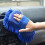 Éponge de lavage de voiture en microfibre chenille bleue (1 pièce) 8