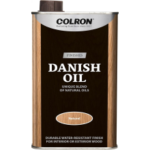 Ronseal Colron Refined Danish Oil 500ml Natural Wood Finish