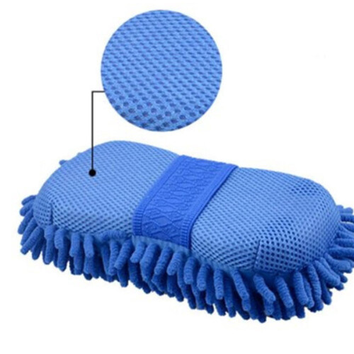 Auto Cleaning Sponge Car Wash Brush Pad Microfiber 1 Piece 1