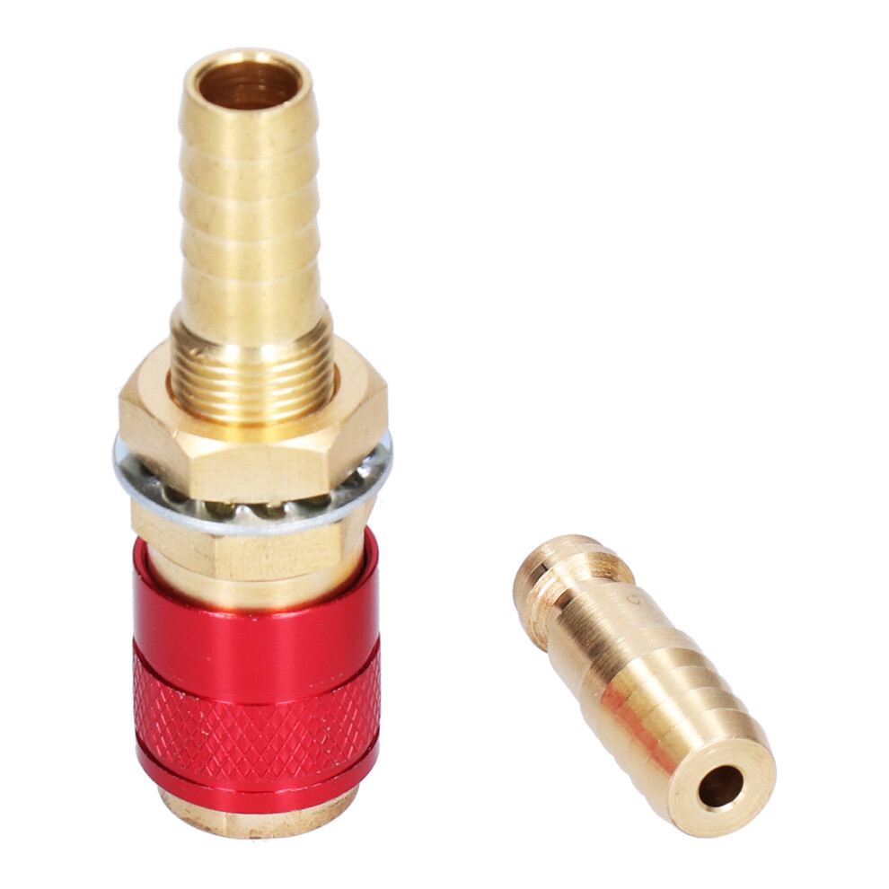 Brass Quick Connector Fitting Hose M10 For Tig Welding Torch 4391390771882
