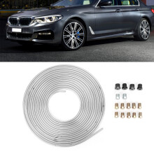 25 Fuß Kupfer-Nickel-Bremsleitung Rohr 3/16 Zoll Außendurchmesser Silber