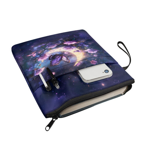 Bible Sleeve Protector Polyester Zipper Bag 11.4 x 8.66 Inch 1
