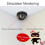 Dummy Security Camera with Flashing LED Light 2 or 4 Pcs 3
