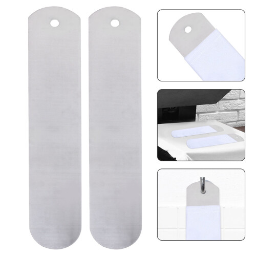 2Pcs Aluminium Sock Setting Boards Plated Silver Practical Sublimation Accessories 2