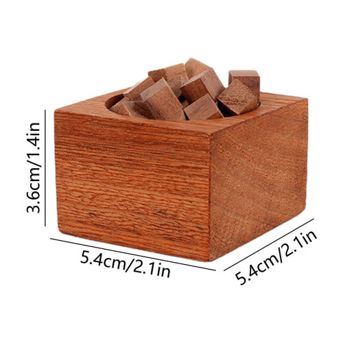 Premium Wood Aromatherapy Diffuser - Handcrafted Walnut & Beech Solid Wood - Compact 2.12 Inch Design - Purifies Ambience for Relaxation 2