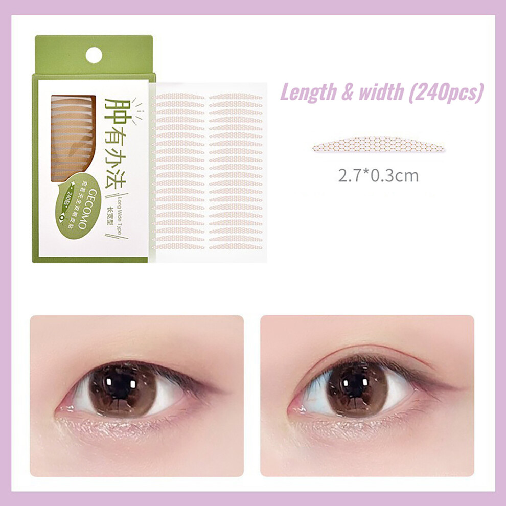 Reach-Tools (Length And Width Type) Waterproof Double Eyelid Tapes, No-Surgery Eye Lift