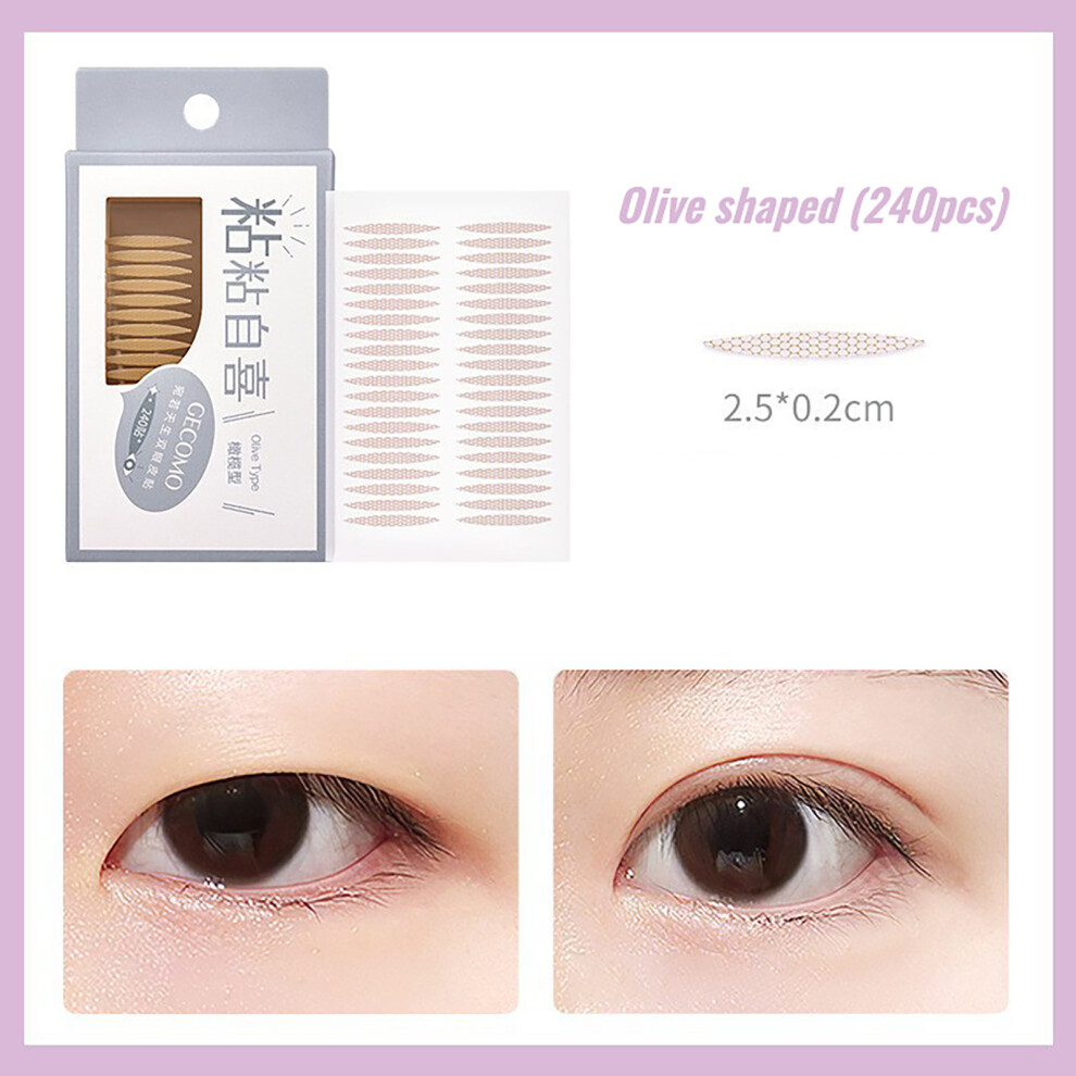 Reach-Tools (Olive Type) Waterproof Double Eyelid Tapes, No-Surgery Eye Lift