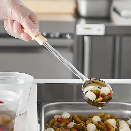12-Piece Perforated and Solid Portion Spoons Stainless Stee Safe Kitchen Multipurpose Portion and Serving Spoons 1