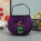 Halloween Candy Bag Yellow Ghost Face 7