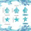 Turtle Beads Blue Starfish Charms Synthetic Turquoise 200 2
