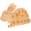 unbranded Wood Deviled Egg Platter Easter Bunny Shaped Wooden Egg Holder Deviled Egg Tray 7