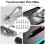 Universal Replacement Disc Tips for Touch Screen Devices 12pcs Silver High Precision 6