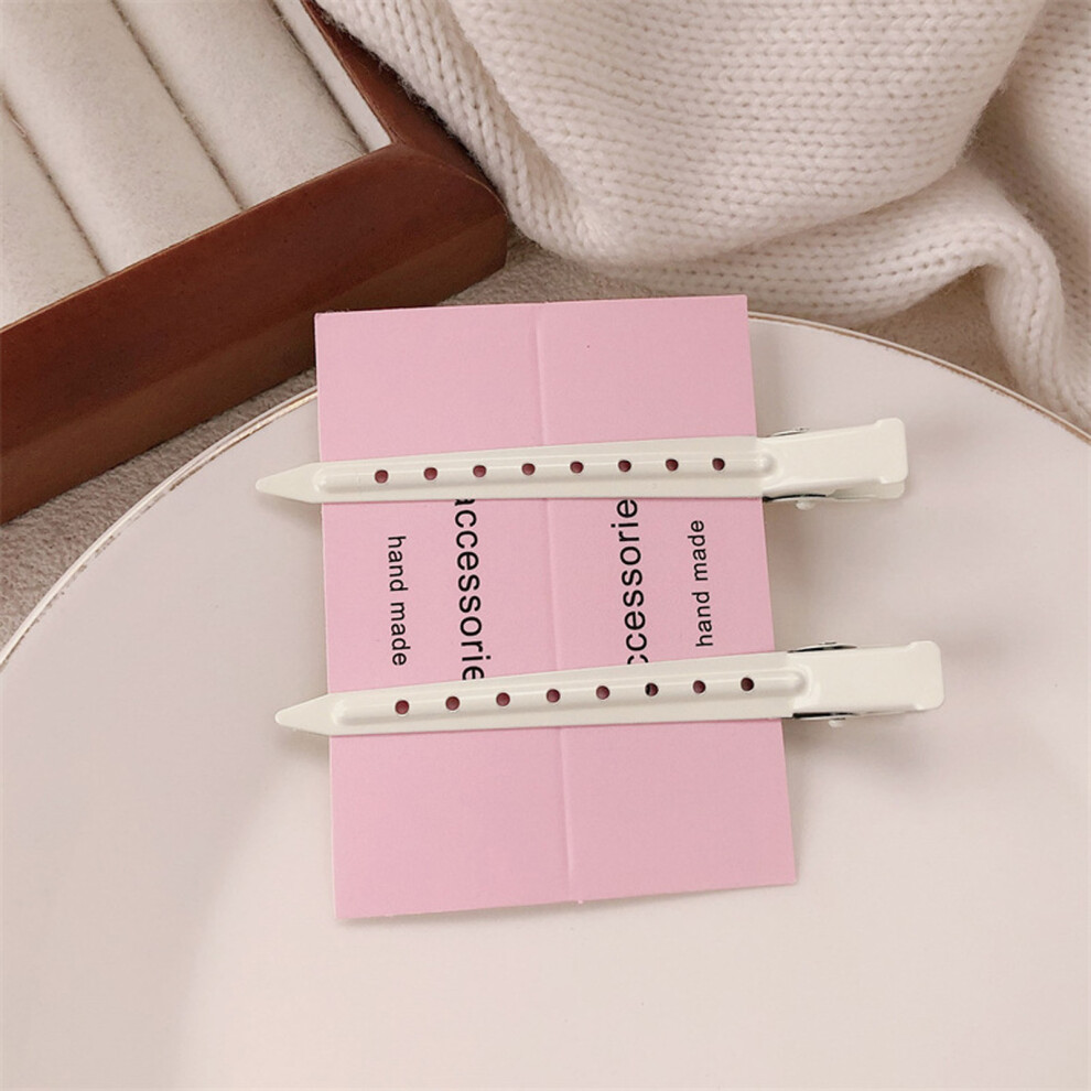 Roc-Electron (8) Alloy Duckbill Hair Clips For Salon Styling