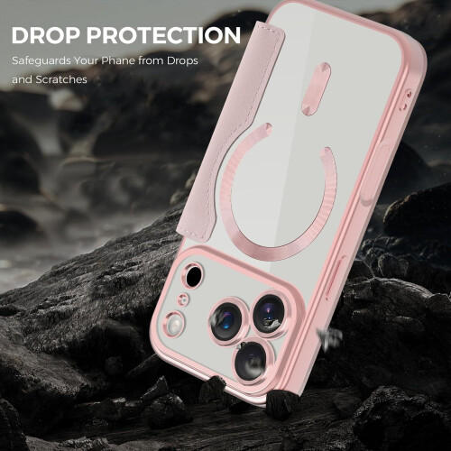 Wallet Case for iPhone 17 Pro Max: Shockproof PU Leather, Magnetic Flip, RFID Blocking, Card Holder 2