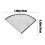 Stainless Steel Coffee Filter Silver Fine Mesh 3-4 Servings 3