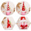 Valentine's Day Tomte Gnome Plush Ornament Handmade 2