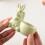 Ceramic Easter Egg Holder, Soft-Boiled Egg Cup with Rabbit Design – Compatible with Standard Eggs, Home & Kitchen Decor 6