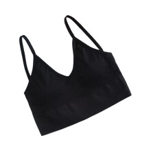 (Preto) Slim-Fit Tube Bra for Women - No Steel, Non-Slip