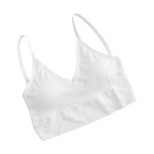 (Branco) Slim-Fit Non-Slip Tube Top Bra for Women