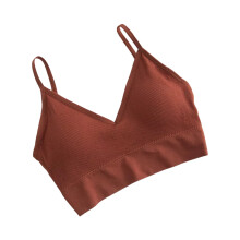 (vermelho escuro) Slim-Fit Non-Slip Tube Top Bra for Women