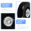4 Pcs Luggage Replacement Wheels Travel Universal Carrier 2