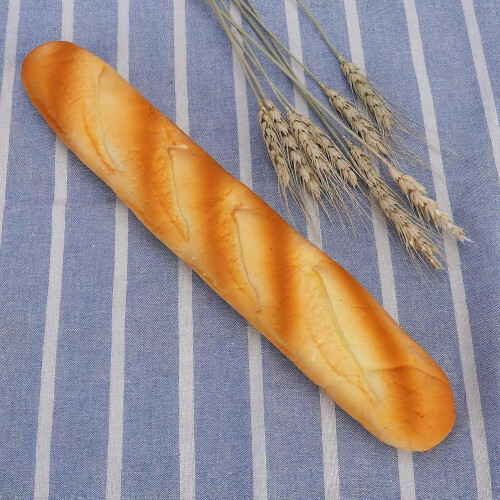 (A) Artificial Bread Fake Bread Simulation Food Model Kitchen Decoration Prop Simulation Bread (Croissant) Medium 2