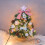 Pink Mini Artificial Christmas Tree with Lights 5