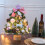Pink Mini Artificial Christmas Tree with Lights 6
