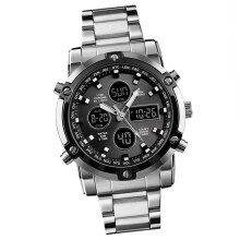 Multifunktionale Herrenstahlarmbanduhr – 48 mm, 30 m wasserdicht, 4 Farben