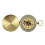 Glow Gold Plated Multifunctional Compass Keychain Pocket Watch Guide North Needle 5