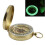 Glow Gold Plated Multifunctional Compass Keychain Pocket Watch Guide North Needle 7