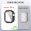 Capa Milanese Loop + Pulseira compatível com Apple Watch com Apple Watch Band Ultra 44m 5