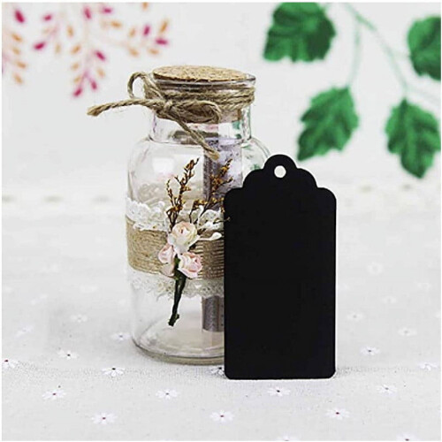 White Kraft Paper Tags Blank Hang Tags 100 pcs 2